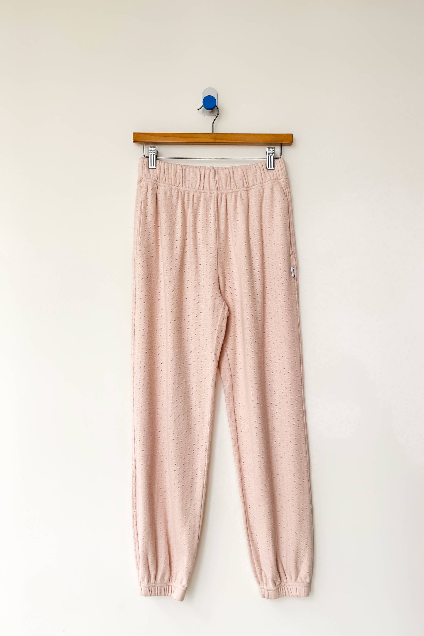 Pointelle Serene Jogger | Baby Pink