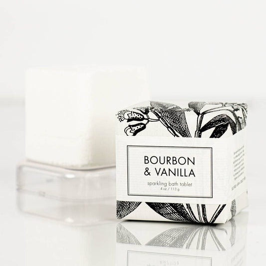 Bourbon + Vanilla Sparkling Bath Tablet
