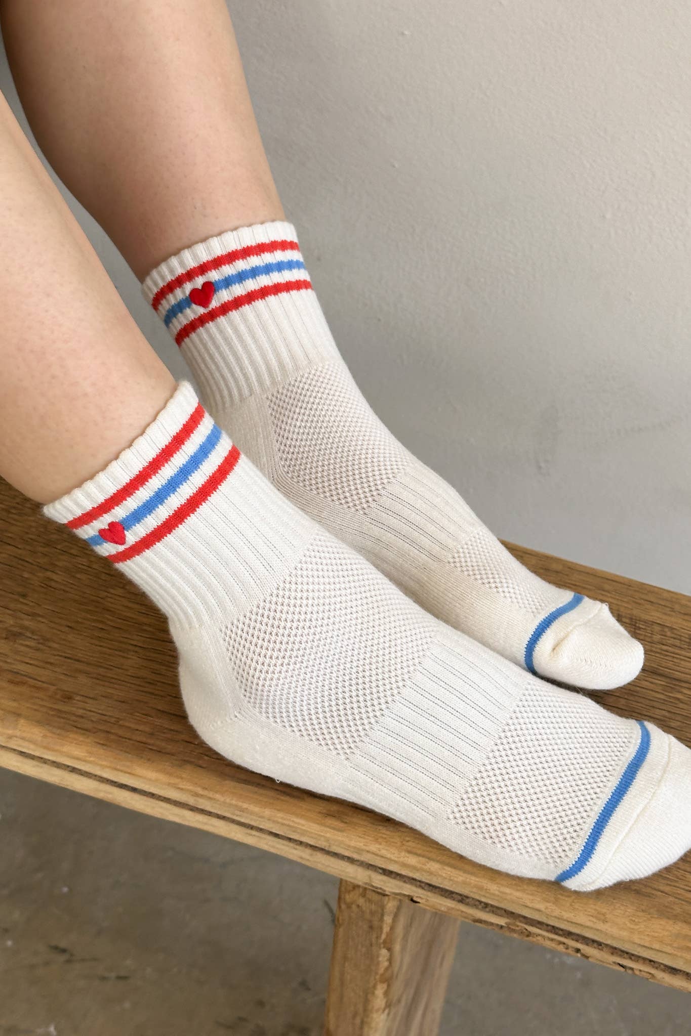 Le Bon Shoppe Embroidered Girlfriend Socks | Leche + Heart