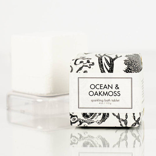 Ocean + Oakmoss Sparkling Bath Tablet