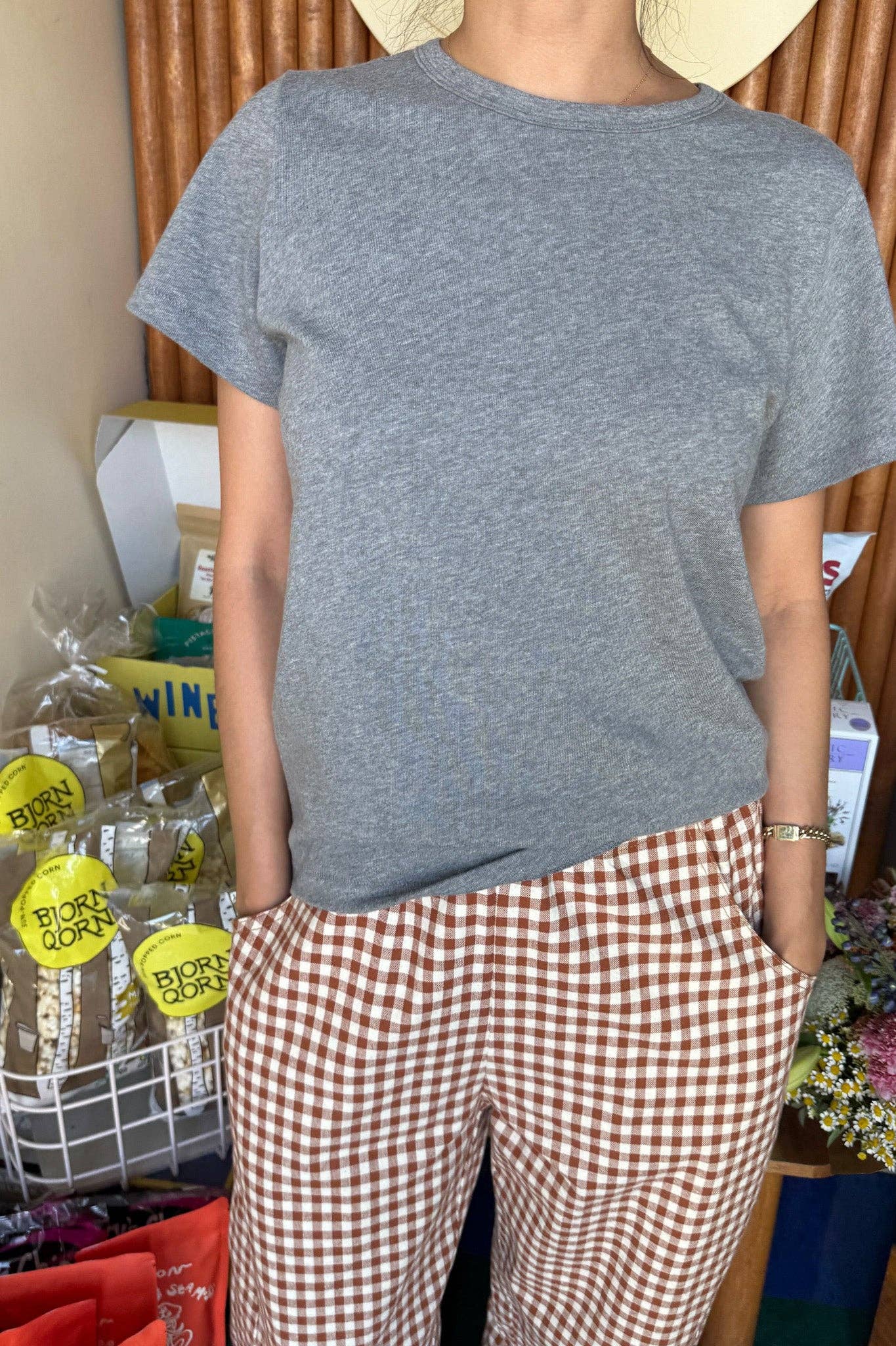 Le Bon Shoppe The Go-To Tee | Melange Grey