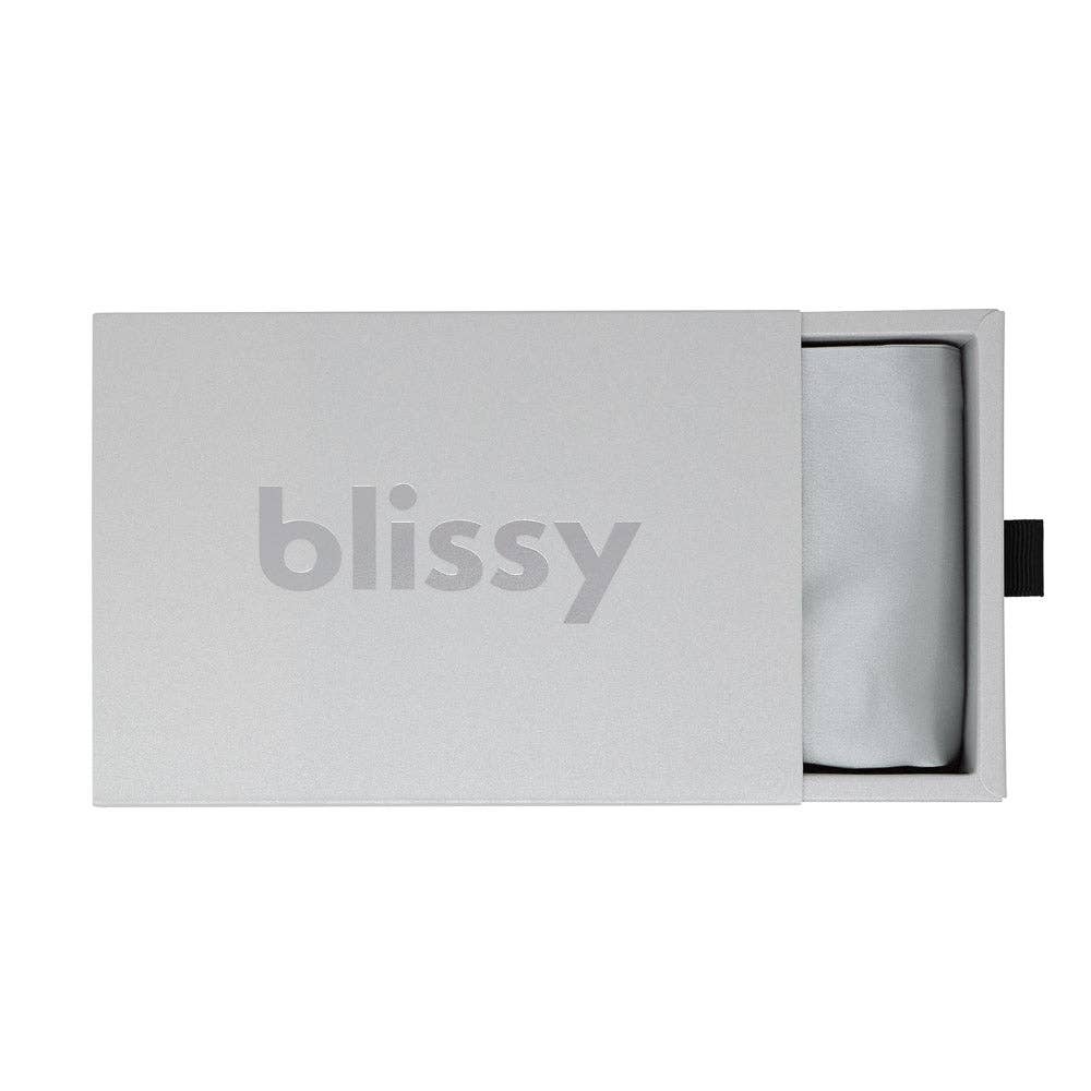 Blissy Mulberry Silk Pillowcase | Silver | Standard