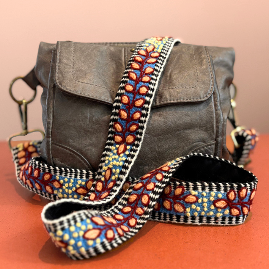 Embroidered Adjustable Bag/Camera Strap | Growing Season