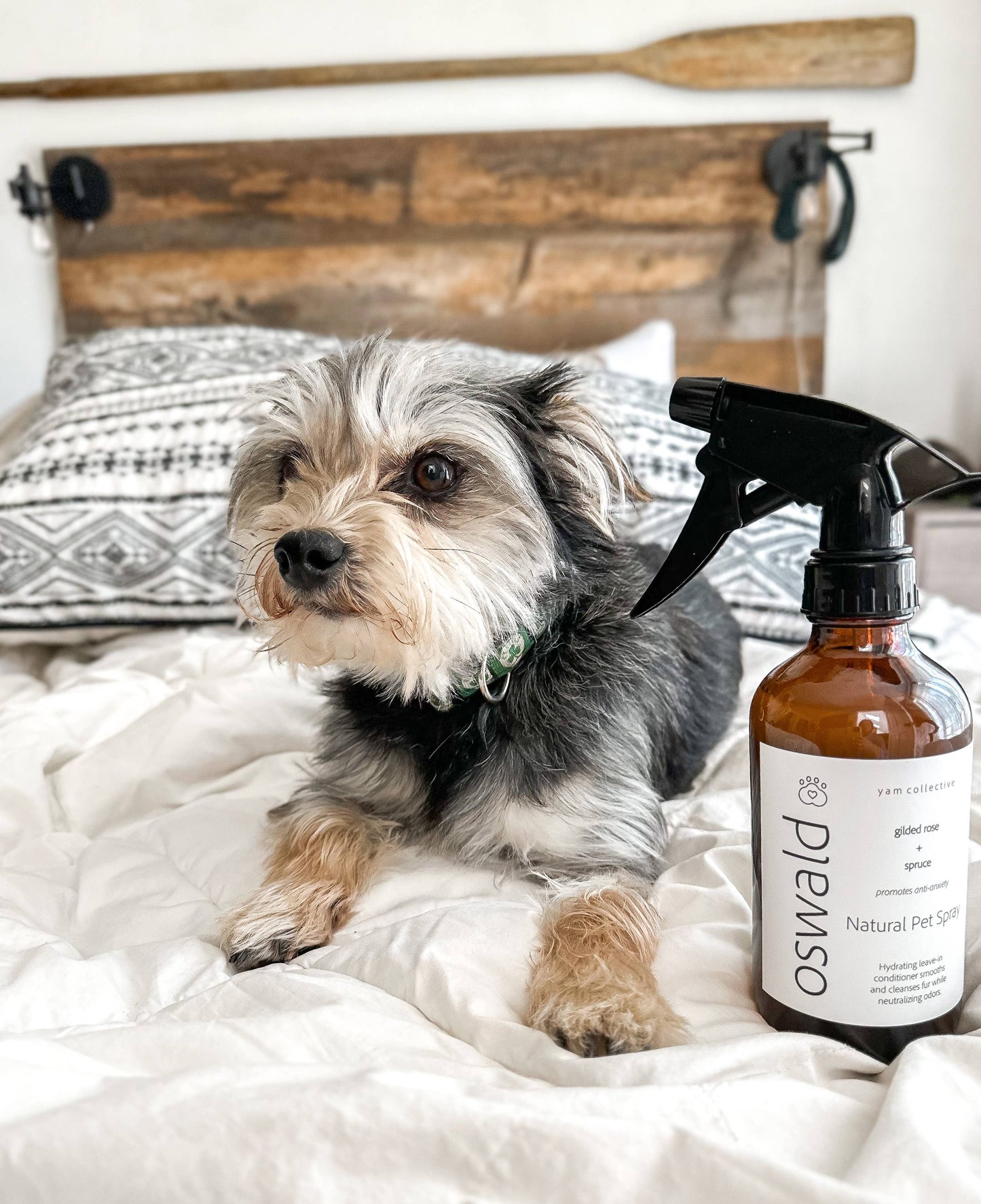 Oswald Natural Pet Spray | Rose + Blue Spruce
