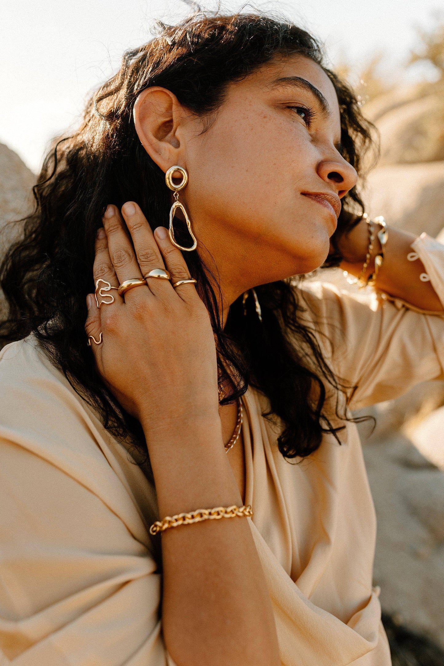 Paz Golden Chain Bracelet