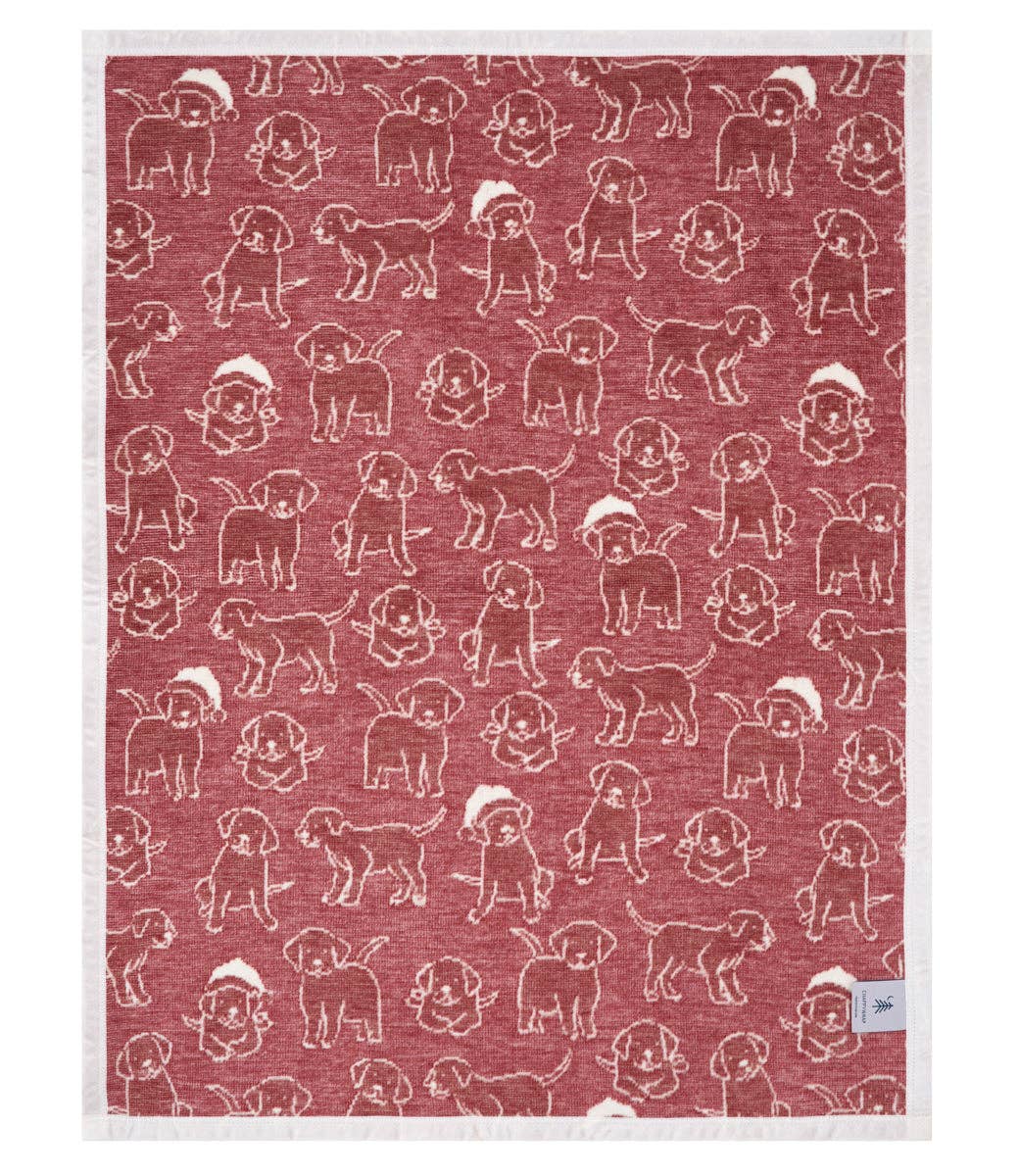 ChappyWrap Santa Puppies Mini Blanket
