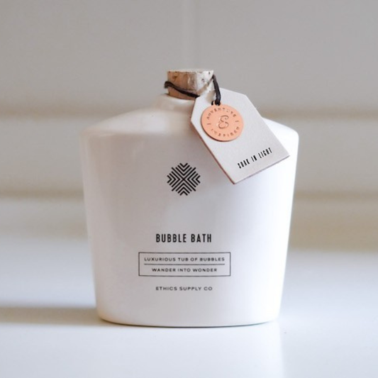 Soak in Light Ceramic Bubble Bath
