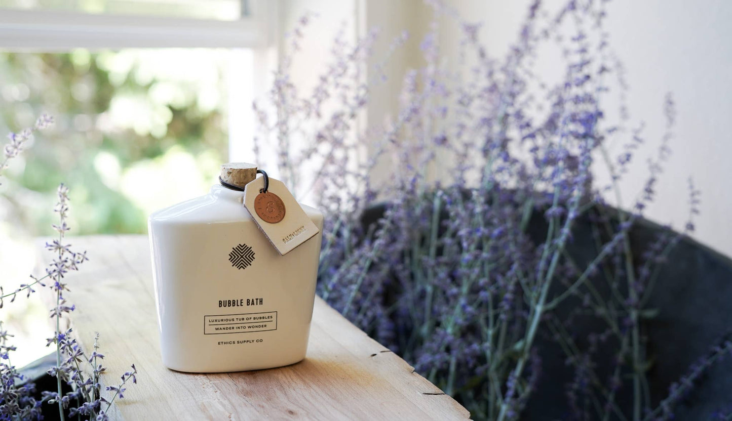 Soak in Light Ceramic Bubble Bath