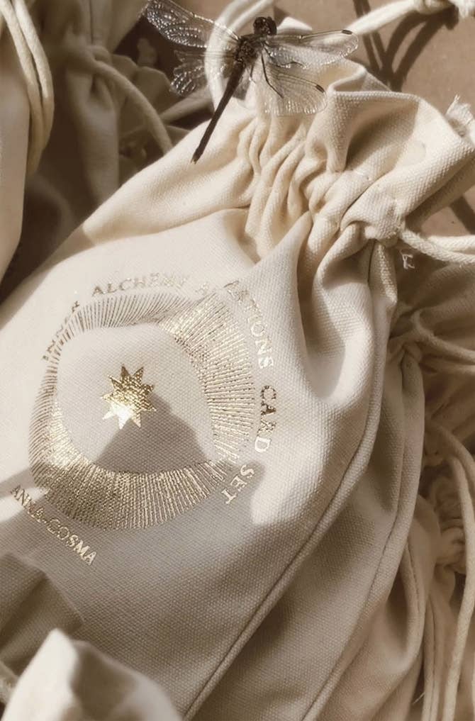 Inner Alchemy Affirmations Deck with Linen Bag | 12 Cards