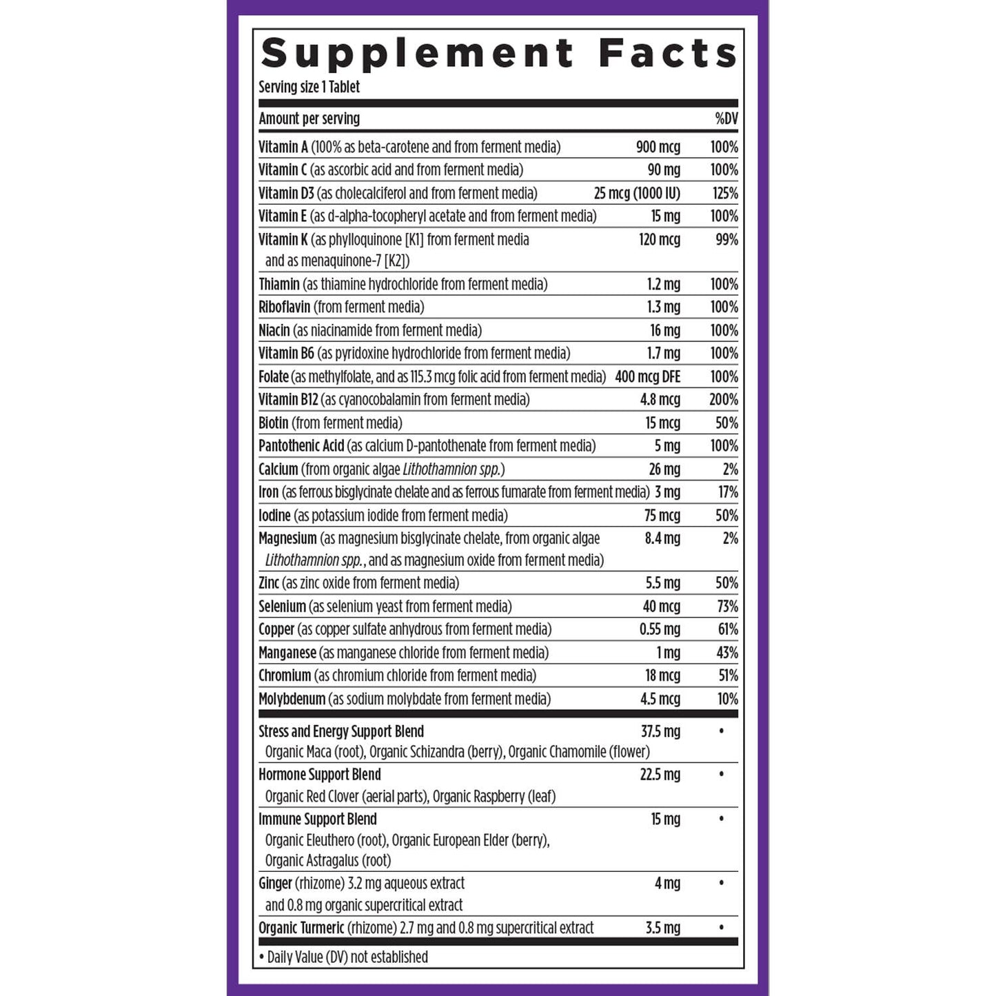 Every Woman's One Daily, Women’s Multivitamin, 30 Tablets