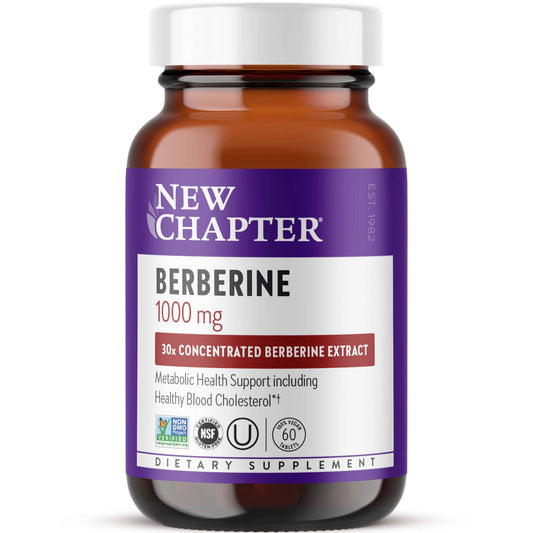 New Chapter Berberine Supplement - 1000 mg | 60 Tablets