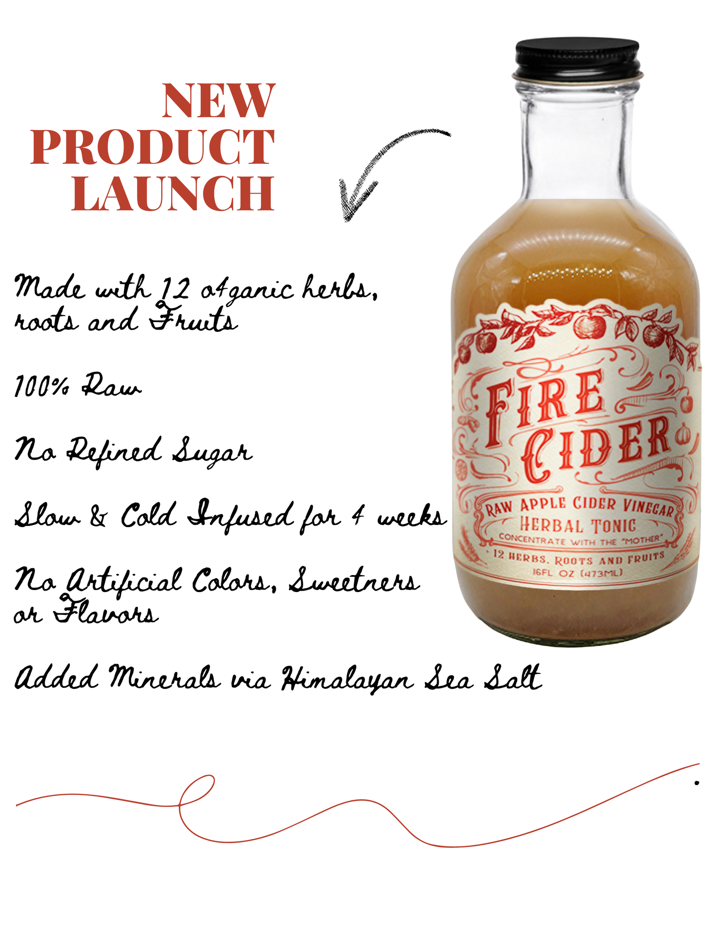 Organic Fire Cider | 2 oz