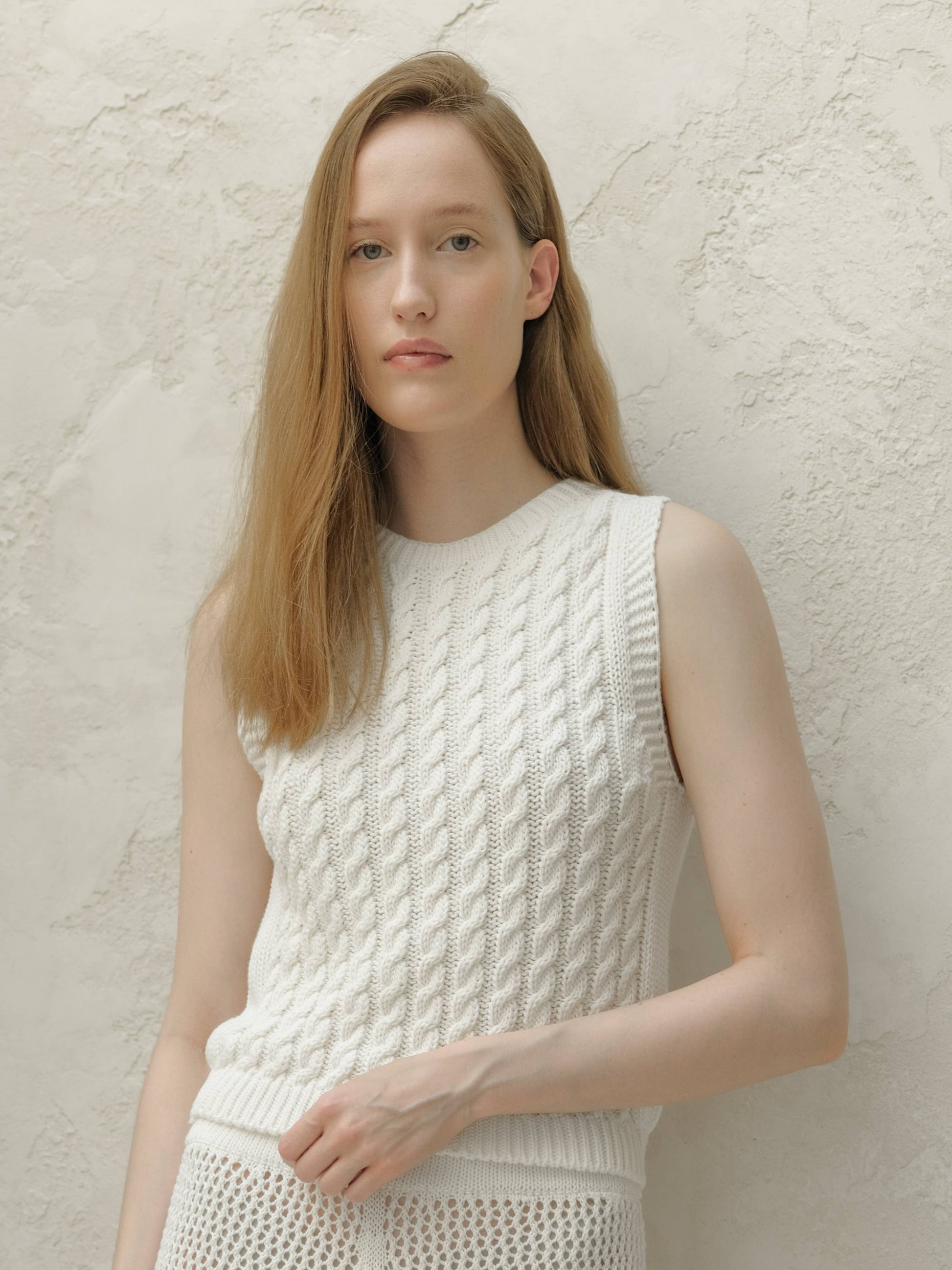 Cable Knit Cotton Sweater Vest The Fresh Cottage Cable Knit Cotton Sweater Vest The Fresh Cottage