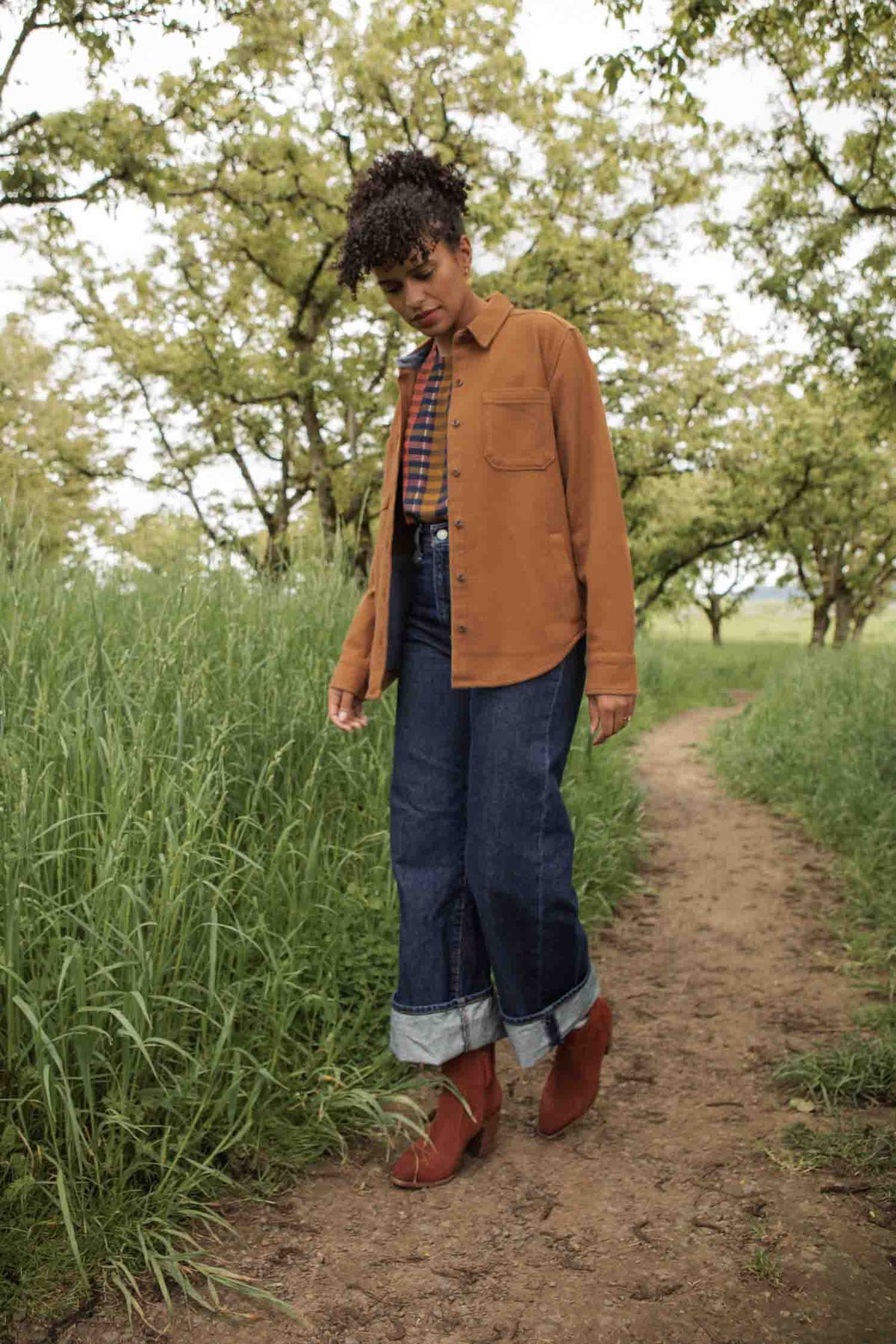 Camel Twill Shacket