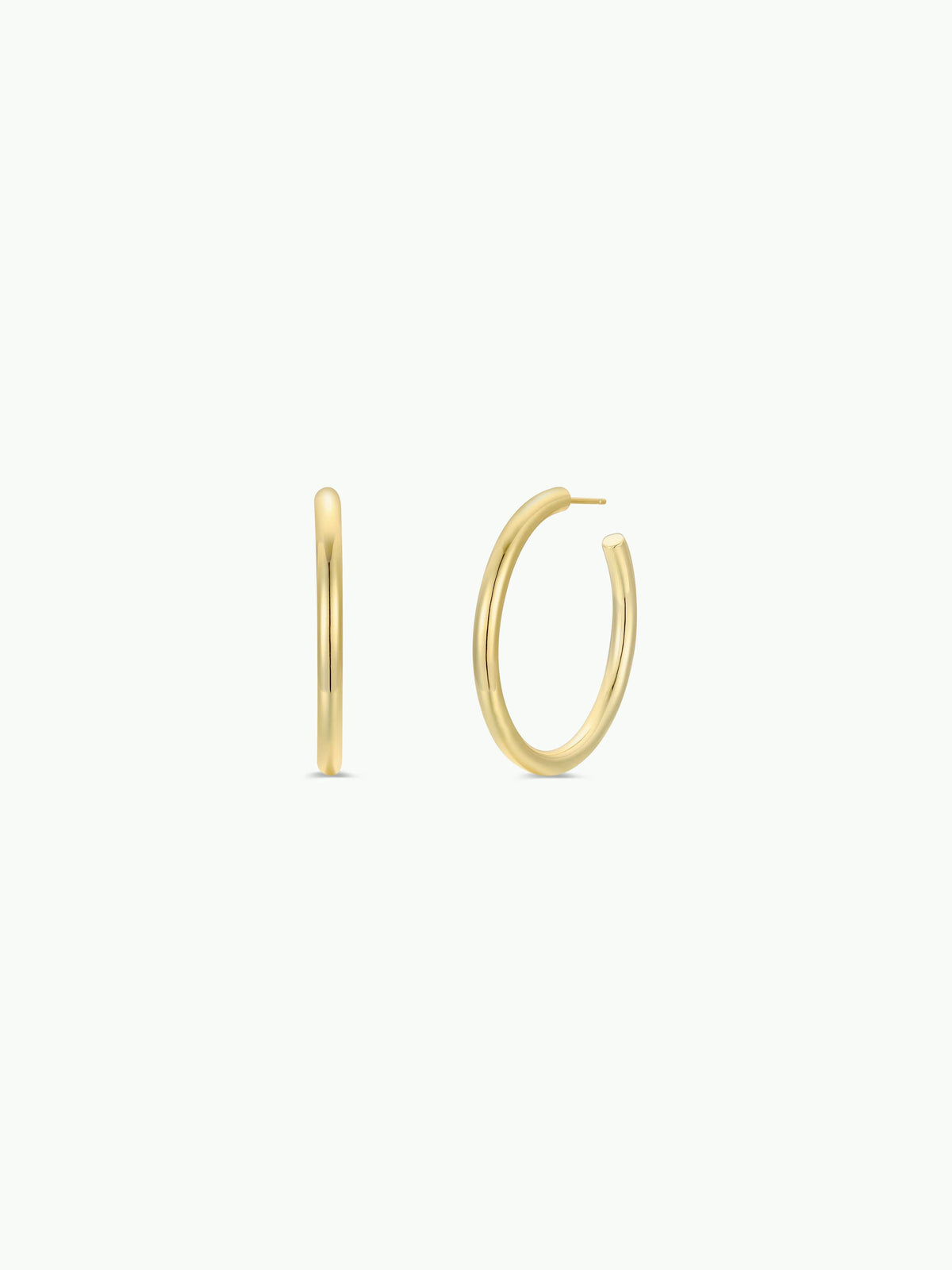 Everyday Gold Hoop Earrings | Large